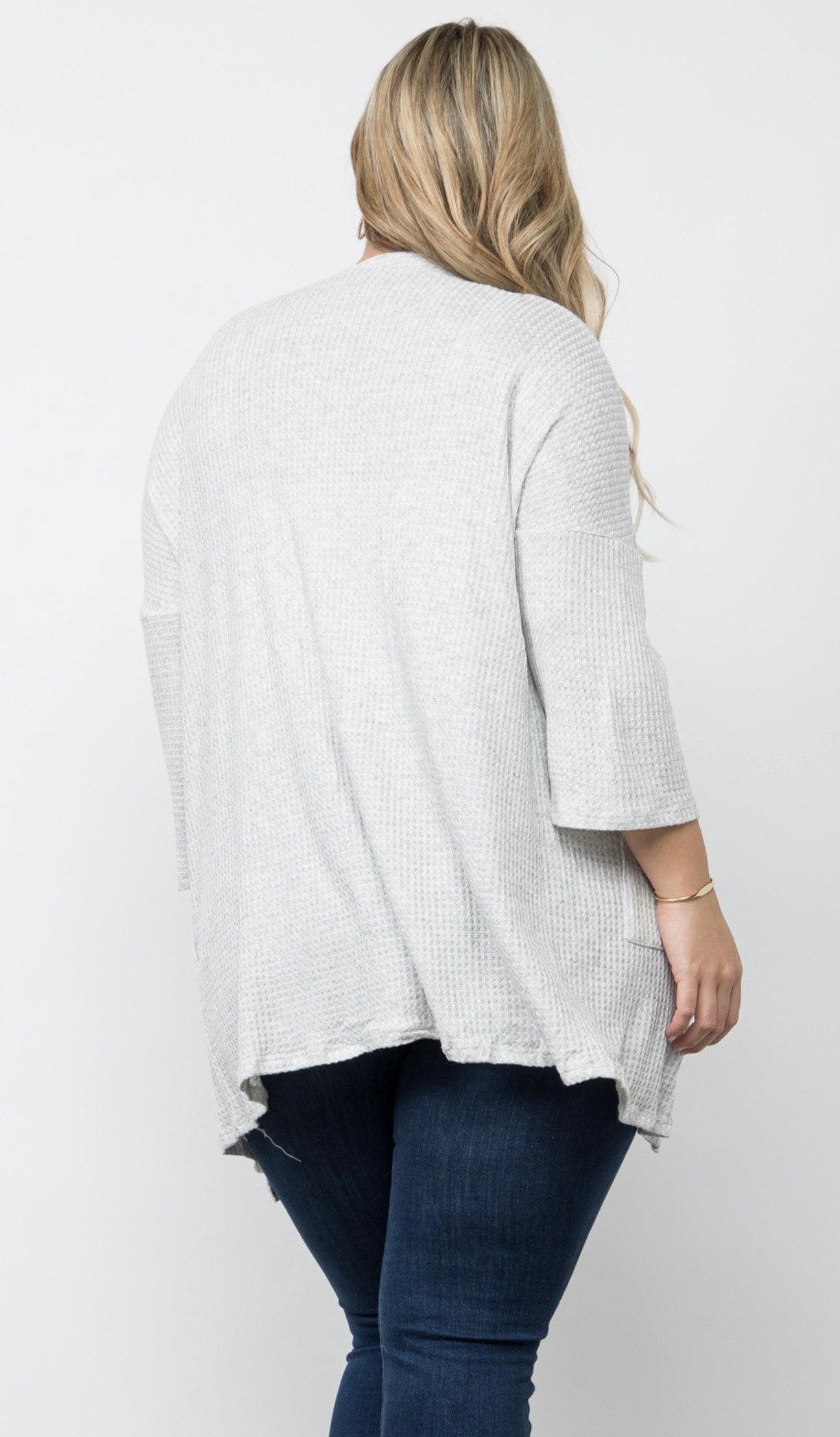 Waffle Knit Cardigan